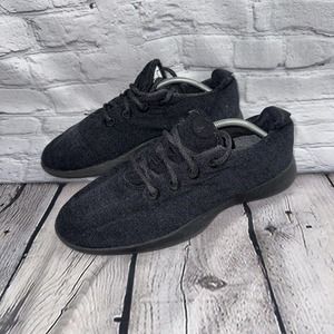 Allbirds Merino Wool Runners WR Men's Size M 12 All Black Comfort Walking Shoes